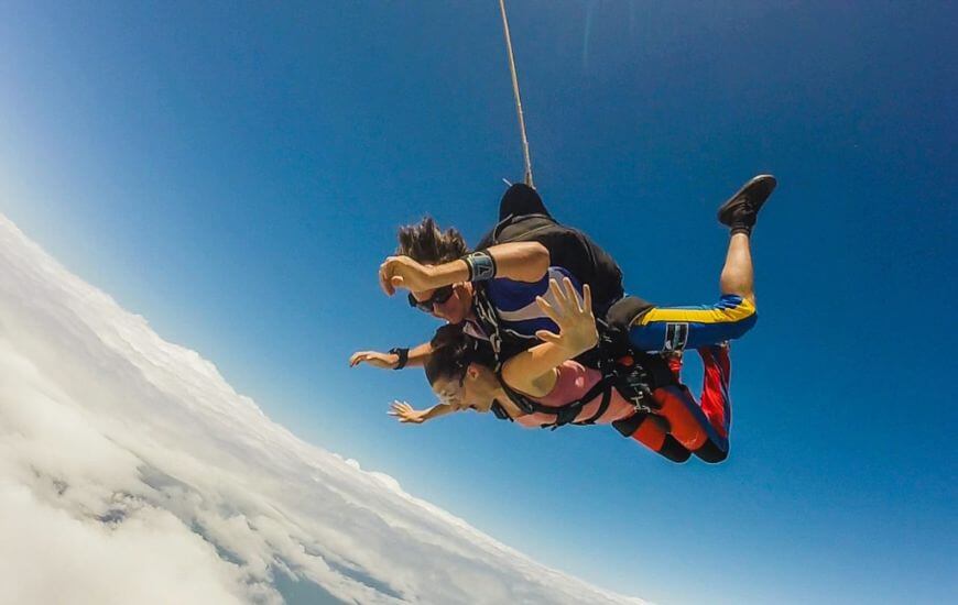 me skydiving over cairns