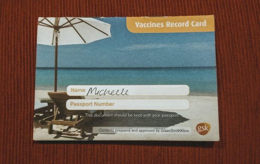 Vaccination record