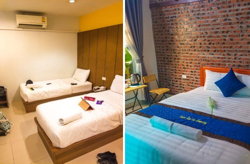 hostels vs hotel - two different room types are surprising