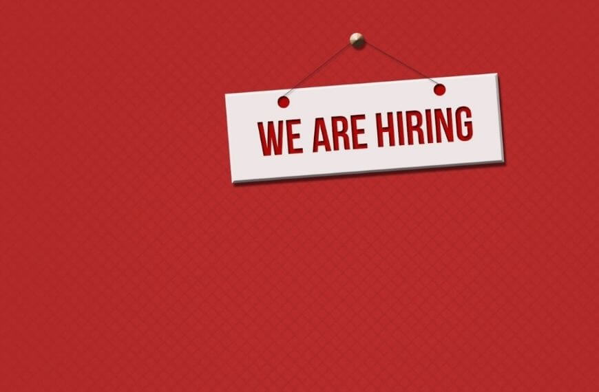 we are hiring sign