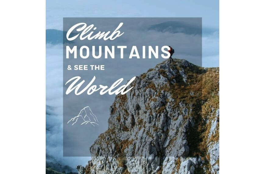 climb mountains quote