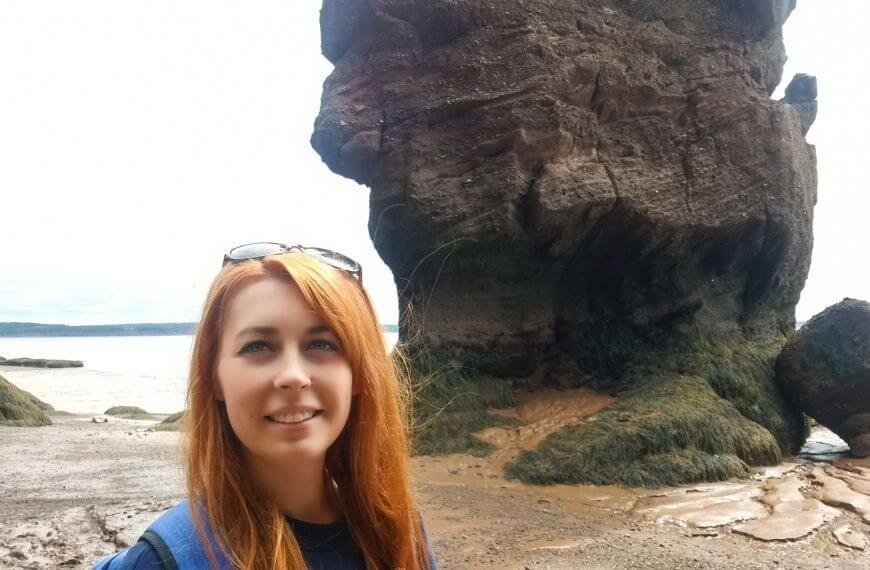 hopewell rocks and the highest tides on eart hat teh bay of fundy