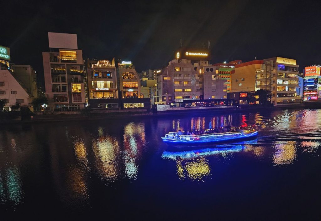 a night cruise in fukuoka is one of the best things to do after dark