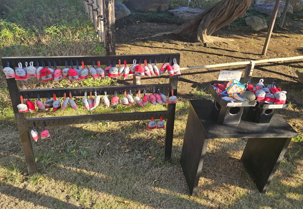 Small prayer plushies you can purchase and attach to the shelf