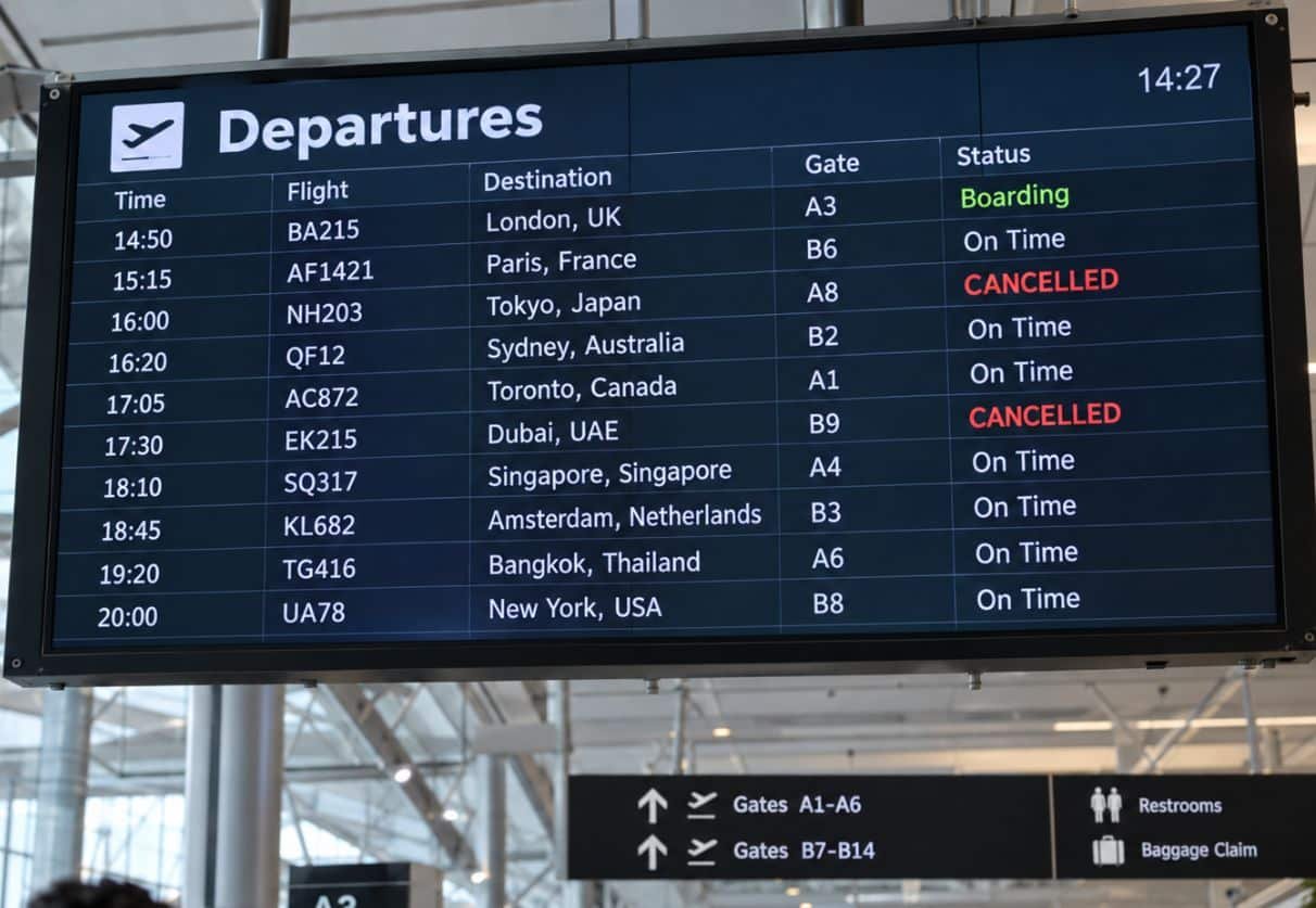 What to Do If Your Flight Is Cancelled During Your Gap Year